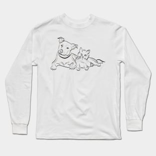 Dog and cat Long Sleeve T-Shirt